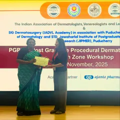 A truly special moment receiving a certificate of appreciation at the JIPMER workshop. The journey from being a student to becoming a faculty member is both humbling and gratifying.