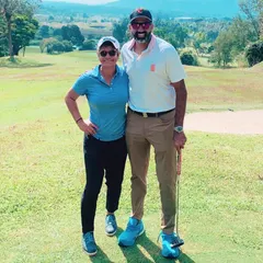 I had the privilege of playing a round with my dear friend and world-ranked tennis star, Rohan Bopanna. It's always inspiring to work with athletes from other disciplines and see their curiosity and dedication to learning the game of golf.