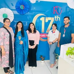 A group photo with the wonderful team at RV Solutions. Building a culture of wellness within an organization is a team effort, and I am always happy to contribute.