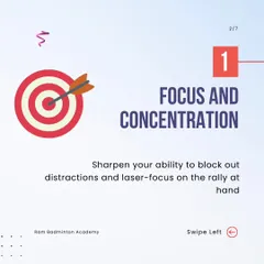 Focus and concentration are paramount. We teach players techniques to block out distractions and maintain a laser focus on the rally at hand, which is crucial for anticipating shots and making split-second decisions.