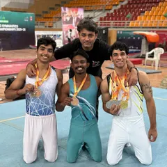 This is what victory looks like. We are incredibly proud to stand with our champions from the Artistic Gymnastics National Championships, celebrating their multiple medals won through sheer hard work and persistence.