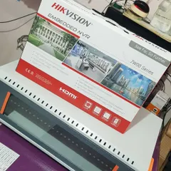 Here I am setting up a Hikvision Embedded NVR inside a new network rack. This protects the main recording unit and keeps the server room or office space organized.