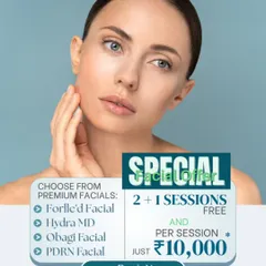 This special facial offer allows you to experience my premium treatments like the Forlle’d Facial, Hydra MD, Obagi Facial, or PDRN Facial at a great value. It's the perfect way to unlock radiant, rejuvenated skin.