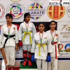 Our female athletes on the winner's podium. We celebrate their strength, skill, and the medals they earned through relentless hard work and training.