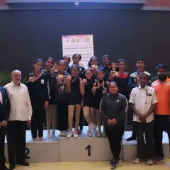The result of dedication. Our aerobic gymnastics team celebrating their well-deserved wins at the State Championship. We don't just build gymnasts; we build champions.