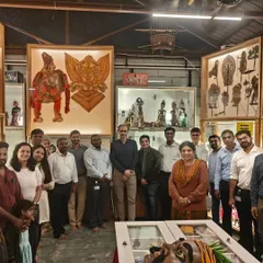 We welcomed a team from Schaeffler and their guests from Germany for a culture tour. It is always a pleasure to share the intricacies of Indian puppetry with visitors from around the world.