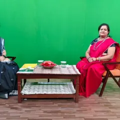 Being interviewed on DD Chandana's 'Shubhodaya' morning show. It was a wonderful feeling to be featured on Doordarshan, a channel that is an emotion for many of us.