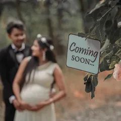 Sometimes, the smallest details tell the biggest story. I use props like this "Coming Soon" sign and tiny baby booties to create sweet, personalized pregnancy announcement photos that you can share with your loved ones.