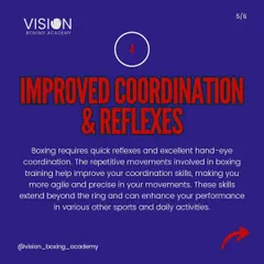 This sport demands quick reflexes and excellent hand-eye coordination. The repetitive movements in training will make you more agile and precise, skills that translate beyond the ring.