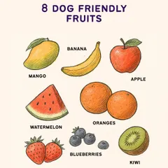 Want to share a fruity snack with your pup? Here are 8 dog-friendly fruits like mango, watermelon, and blueberries. Just remember to serve in small portions and remove any seeds.