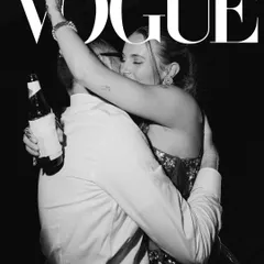 A hug that says everything. This black and white, Vogue-style shot captures a raw, emotional embrace on the dance floor, a moment of pure connection amidst the celebration.