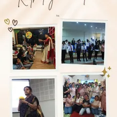 A collage capturing the vibrant energy of our workshops and lit fest appearances. From puppetry sessions to intensive courses, we are always busy creating and sharing the art of storytelling.