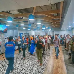 We bring our expertise to your workplace. This is from a corporate personal safety workshop we conducted, where we teach employees practical techniques and help build a safety-first mindset in the office.