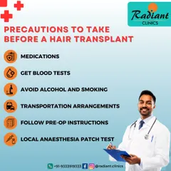 Patient safety is my absolute priority. Before any procedure, we follow a strict protocol that includes a full medical review, blood tests, and a local anaesthesia patch test to ensure the transplant is completely safe for you.