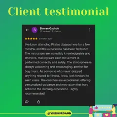 "The atmosphere is always welcoming and encouraging, perfect for beginners. As someone who never enjoyed anything related to fitness, I now look forward to each class." This is the biggest compliment.