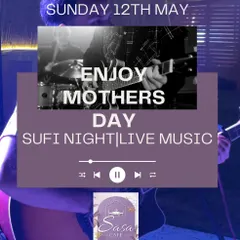 We love celebrating every occasion. Here's a poster from our Mother's Day special Sufi Night.