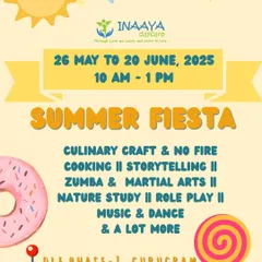 Announcing our Summer Fiesta. We offer a packed schedule of activities including culinary crafts, storytelling, Zumba, martial arts, nature study, and role play to keep your child engaged and learning all summer long.