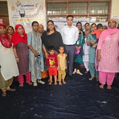 A group photo with the resilient women who attended our workshop on the Domestic Violence Act. Each woman walked away more informed, confident, and aware of the legal remedies available to protect her.