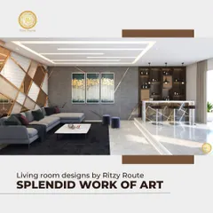Here is a living room that blends comfort with high-end style, featuring a custom bar area for entertaining. I focused on creating a cohesive space with a geometric accent wall, luxurious materials, and integrated lighting to craft a splendid work of art that is also a welcoming home.