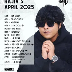 April was complete madness with 15 gigs across 6 different cities. This is the hustle I love, traveling and playing for new crowds every week.
