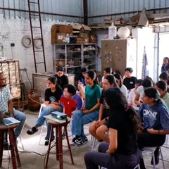 I love starting workshops with a short talk, sharing the philosophy of clay and explaining the techniques we'll be using. It sets the stage for a day of creative exploration.