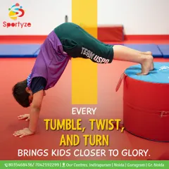 Every tumble, twist, and turn brings kids closer to glory. Our programs are designed to build skills progressively, ensuring a strong foundation for future success.