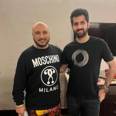 A recent photo with the one and only B Praak, before opening his show in 2024. His music has so much power and emotion.