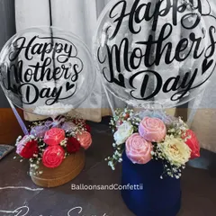 A perfect gift for the most special woman. These hot air balloon hampers with rose soap flowers were a bestseller for Mother's Day, delivered with love all over Mumbai.