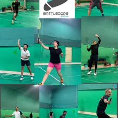 This collage captures the energy and diversity of my adult training batches. You'll find a supportive and motivating environment to help you achieve your badminton goals.