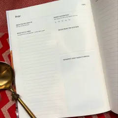 A blank page holds so much promise. This is the template for your family's next heirloom recipe. We've designed our journal with dedicated sections for ingredients, notes from the kitchen, and the special moments that make a dish more than just food.