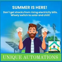 As summer temperatures rise, so do the electricity bills. With our solar solutions, you can run your fans and ACs without worry. Make a wise switch to solar power and enjoy a cool home and significant savings.