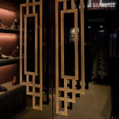 For the flagship JJ Valaya store, I created these fully customized geometric wardrobe handles. The design reflects the brand's iconic style, turning a functional element into a statement piece. This collaboration highlights my ability to translate a unique design vision into exquisite, tangible hardware.