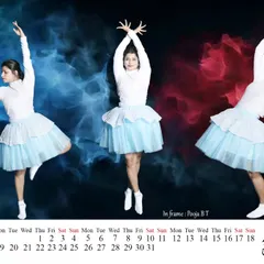 The grace and precision of Ballet, beautifully captured by one of our students for the studio calendar.