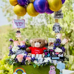I love creating gifts for new parents, and this "Dad to be" hamper is a special one. It’s packed with goodies and thoughtful items to celebrate his journey into fatherhood, making him feel just as pampered as the mom-to-be.