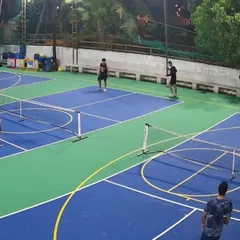 Our newly renovated, world-class pickleball facility at Santacruz West features four premium courts. It's the perfect spot to gather your friends for an exciting match day or night.