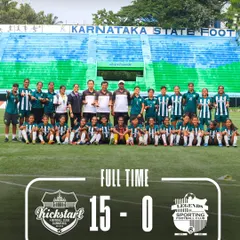 A statement of dominance. The full-time result from a match where our Titans showed incredible teamwork and offensive power, securing a 15-0 victory.