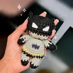 Even the Dark Knight needs a soft side. Here is a custom grumpy Batman amigurumi I made for an order, perfect for any DC comics fan.