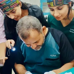 Learning from a master. Observing surgical techniques up close during my fellowship allows me to refine my own skills and stay at the forefront of dermatological surgery.