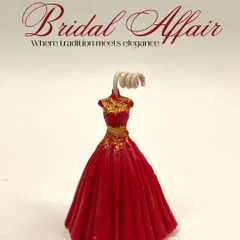 A poster-style image for my 'Bridal Affair' candle, where tradition meets elegance. This is a tribute to the timeless beauty of Indian brides.