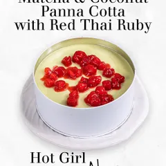 A dessert that is always in style. This Matcha & Coconut Panna Cotta is topped with Red Thai Ruby, offering a beautiful combination of creamy, tropical, and fruity flavours.