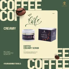 Awaken your skin with our Coffee Creamy Scrub. This indulgent scrub exfoliates gently, leaving your skin as smooth and refreshed as your morning brew.