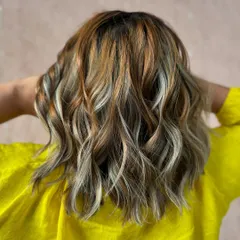 The back view of this sassy blonde bob. The different tones of blonde create so much texture and interest. (No filter)