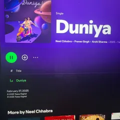 "Duniya" is now live on Spotify. If you're an artist looking for a producer who can create a unique sound for your single, this is a great example of my work.