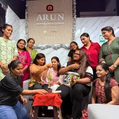 Celebrating Guru Purnima with our students. We believe in the traditional guru-shishya bond and are dedicated to guiding each student on their artistic journey.