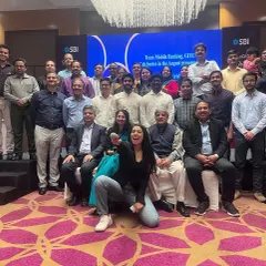 Hosting a milestone celebration for the SBI Mobile Banking team. I bring the energy needed to turn a corporate gathering into a lively celebration, ensuring even the most senior leaders have a great time.