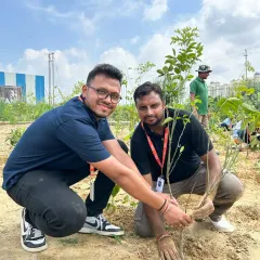 Volunteers from EXL team up to plant a sapling at our Greater Noida site. These collaborative efforts are the foundation of our community engagement, fostering a shared sense of responsibility for our environment.