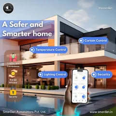 We deliver a safer and smarter home through total integration. Our system allows you to control lighting, temperature, curtains, and security all from a single interface, providing comfort, efficiency, and convenience.