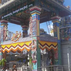 Our team is experienced in decorating temple exteriors for festivals and special occasions. We use colorful flower garlands and banners to match the temple's architecture.