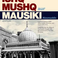 Ishq, Mushq, aur Mausiki. Love, fragrance, and music. This is the essence of Nizamuddin, a sacred space where Sufi tales of devotion come alive. I dive deep into the world of qawwali and the spiritual bond of its saints in one of my most cherished books.