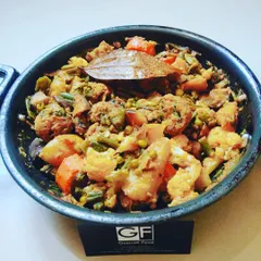 My signature Undhiyu, a traditional Gujarati winter vegetable curry. I cook it slowly with fresh vegetables and spices, making it a favorite for party catering and special family meals.